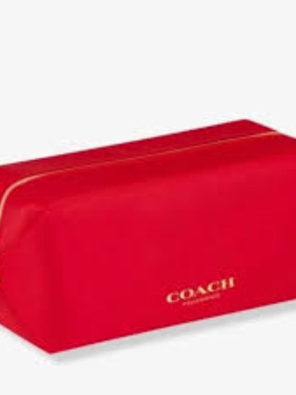 NEW COACH Fragrance Large Red Pouch